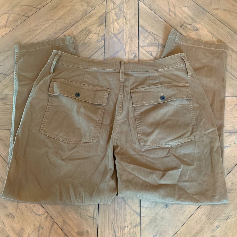 Madewell the curvy perfect vintage straight workwear pants